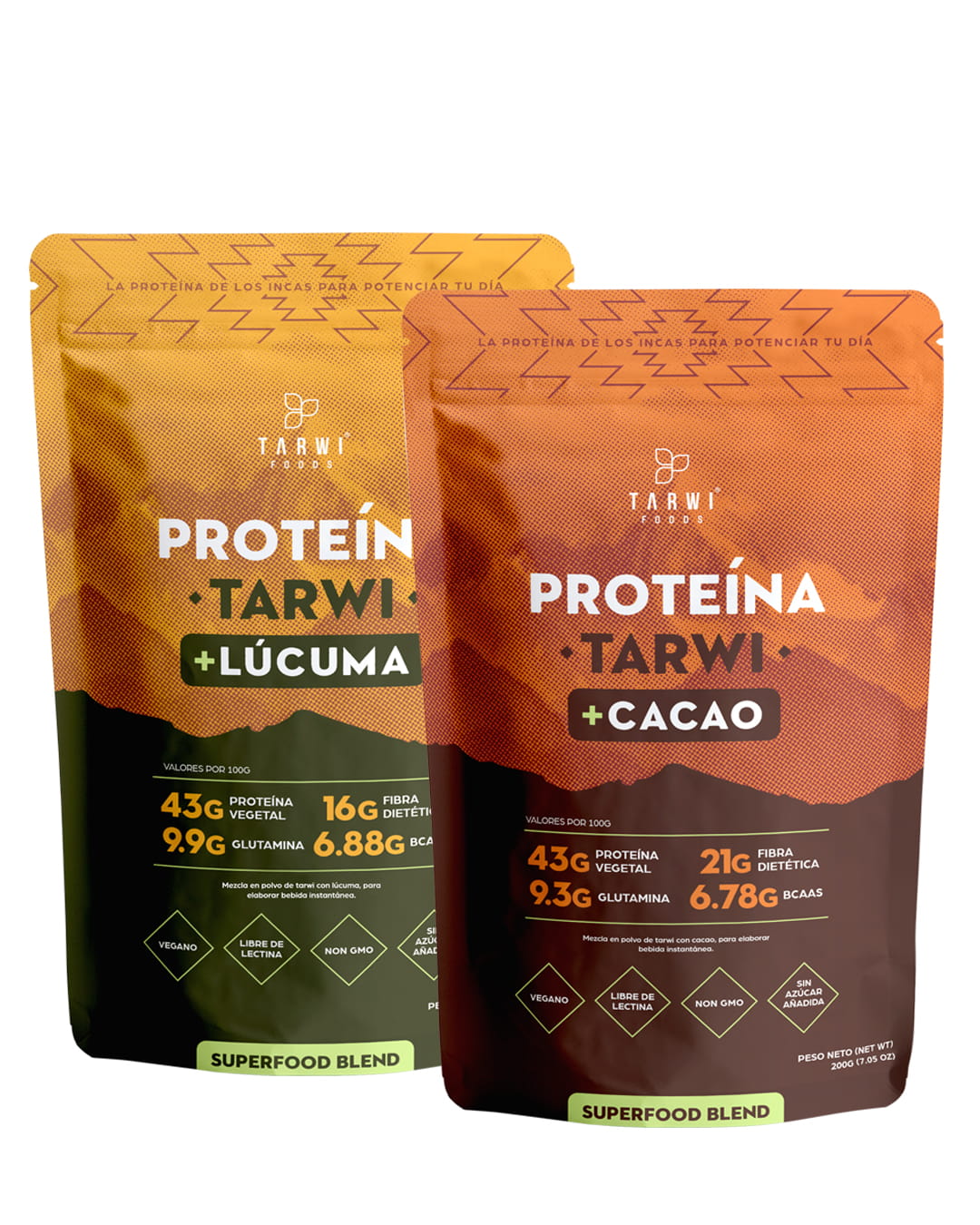 Pack Cacao y Lúcuma