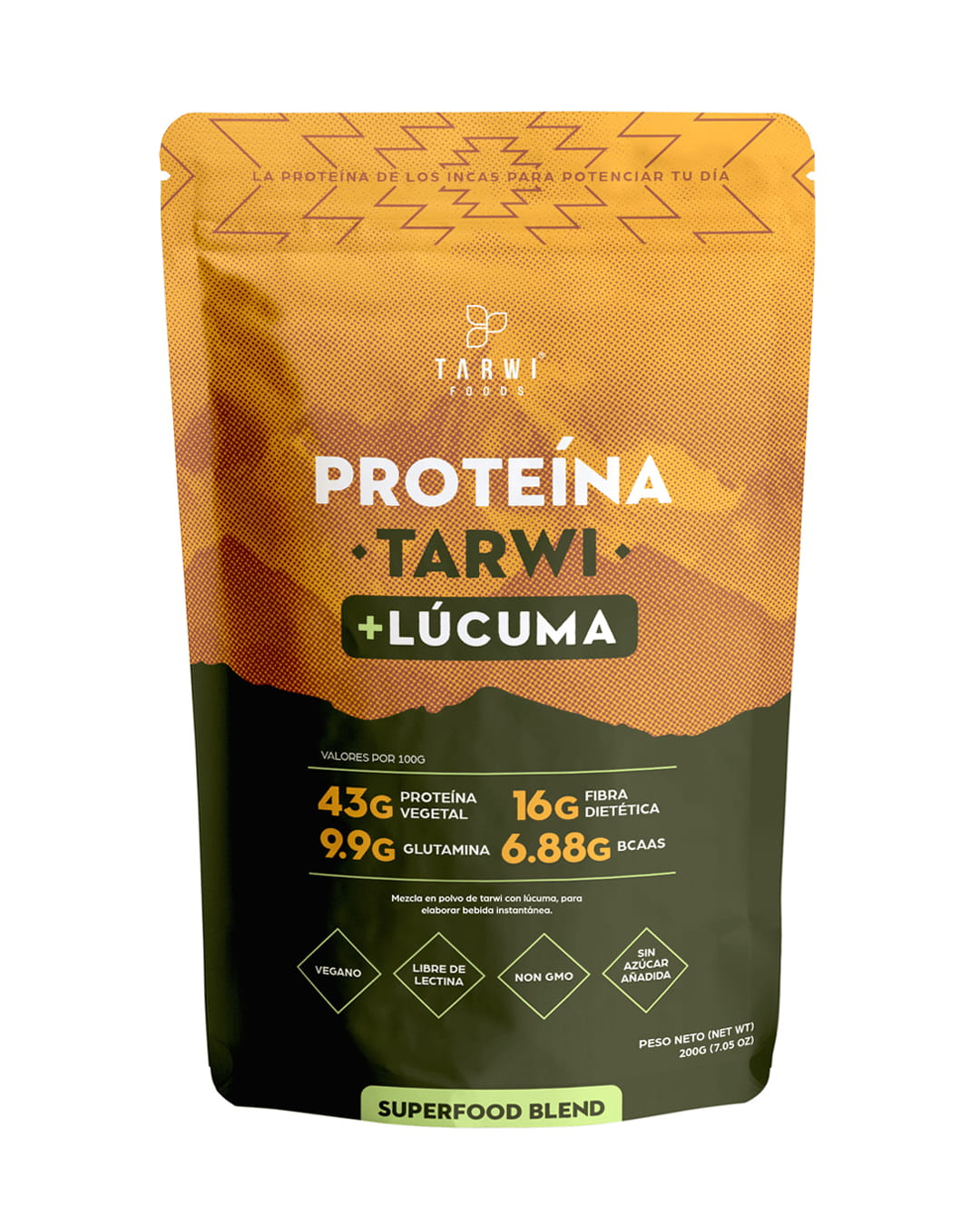 Proteína de Tarwi con Lúcuma